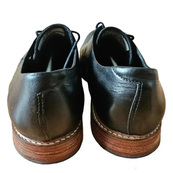 Airborn Argentinian Men's Formal Leather Black Shoes Size EU 45 US 12. - Picture 4 of 13